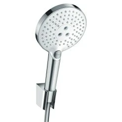 BAUHAUS Hansgrohe Brause-Set Raindance Select S 120 Anzahl Strahlarten: 3, Chrom/Weiß, Länge Brauseschlauch: 160 Cm, Durchflussmenge: 15 L/min