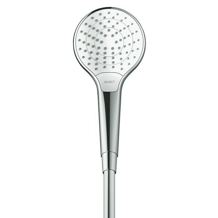 BAUHAUS Hansgrohe Handbrause My Select S Vario Anzahl Funktionen: 3, Durchmesser: 11 Cm, Weiß/Chrom – Bild 2