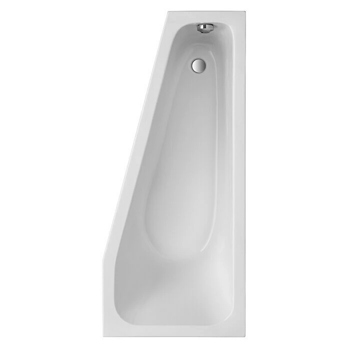 BAUHAUS Ottofond Badewanne Durban Rechtsseitig, 170 X 75/40 X 41,5 Cm, Sanitäracryl, Weiß – Bild 2
