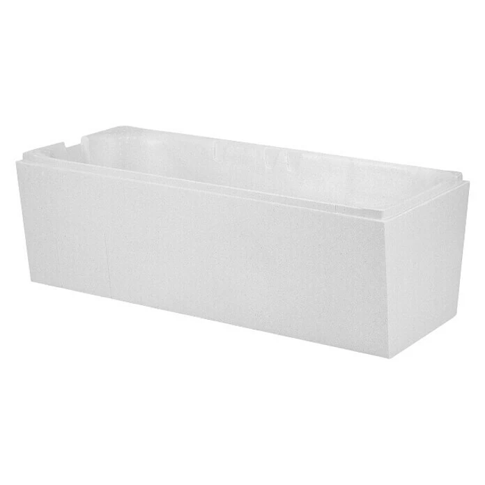 BAUHAUS Sanicomfort Badewannenträger 137 X 67 Cm, Expandiertes Polystyrol, Weiß