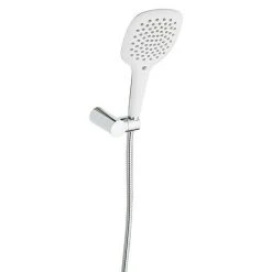 BAUHAUS Mixomat Brause-Set Gulfoss Chrom/Weiß