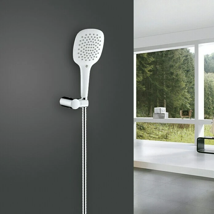 BAUHAUS Mixomat Brause-Set Gulfoss Chrom/Weiß – Bild 3