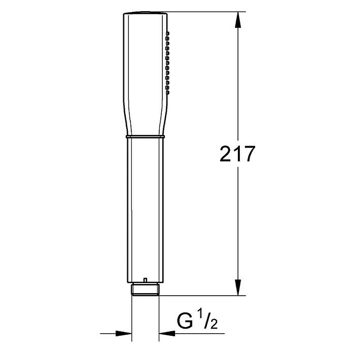 BAUHAUS Grohe Grandera Handbrause Stick Anzahl Funktionen: 1, Chrom/Gold – Bild 2
