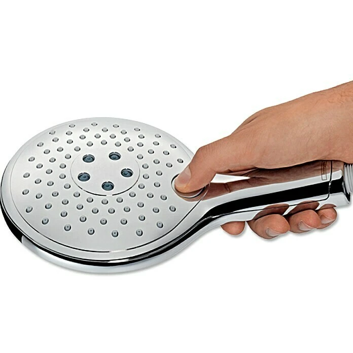 BAUHAUS Hansgrohe Handbrause Raindance Select S150 Durchmesser: 15 Cm, Anzahl Funktionen: 3, Select-Taste, Chrom – Bild 2