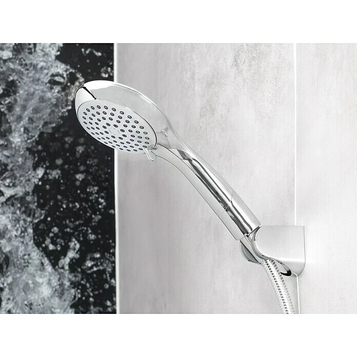 BAUHAUS Mixomat Brause-Set Bilbao Chrom – Bild 2