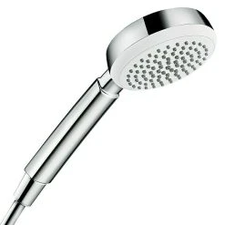 BAUHAUS Hansgrohe Crometta Handbrause 100 Anzahl Funktionen: 1, Durchmesser: 10 Cm, Weiß/Chrom