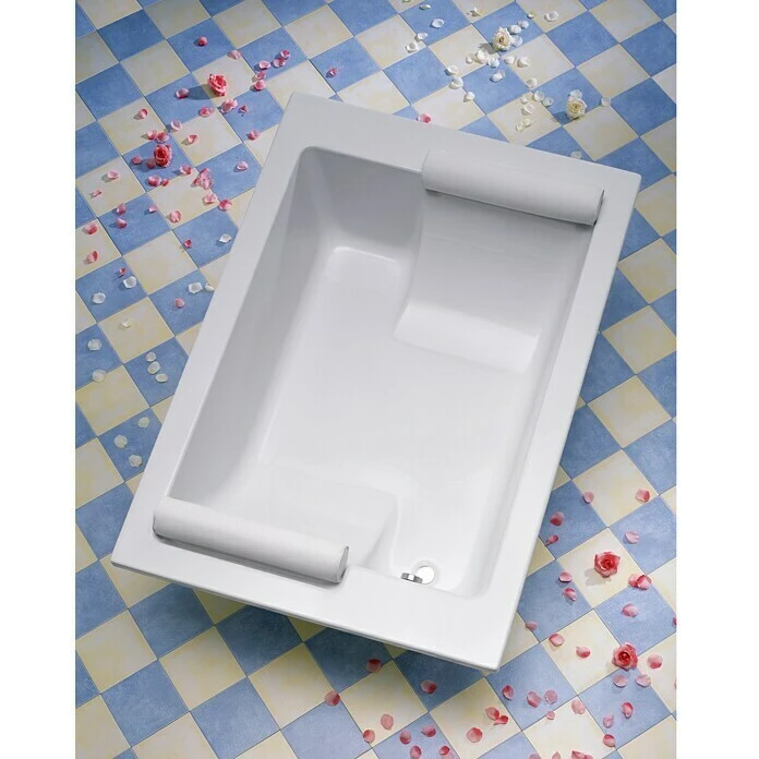 BAUHAUS Ottofond Badewanne Ontario 195 X 135 Cm, Sanitäracryl, Weiß