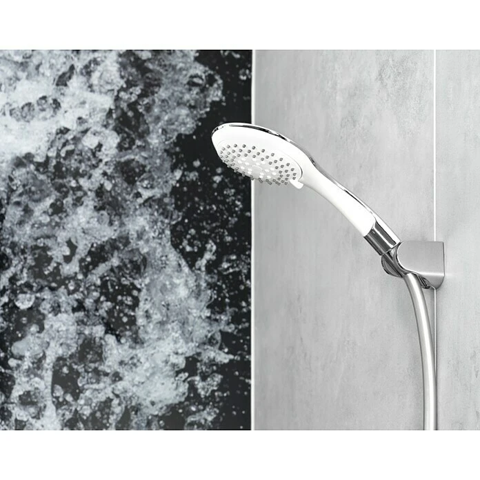 BAUHAUS Camargue Brause-Set Guarizzas Chrom/Weiß – Bild 2