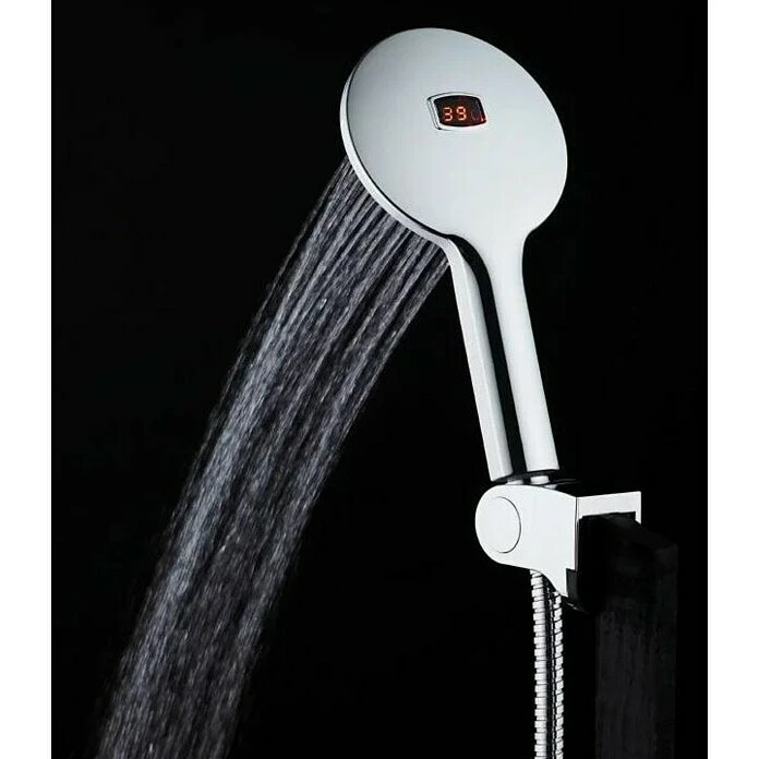 BAUHAUS Camargue LED-Handbrause Weiß/Chrom, Durchmesser: 12 Cm – Bild 2