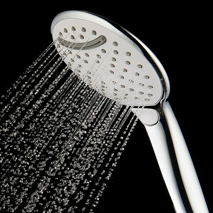 BAUHAUS Camargue Handbrause Babsko Anzahl Funktionen: 3, Weiß/Chrom – Bild 3