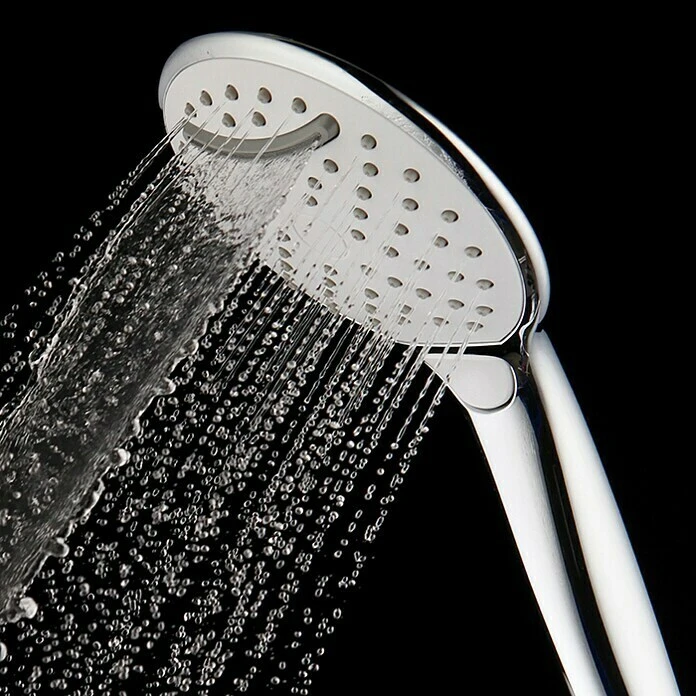 BAUHAUS Camargue Handbrause Babsko Anzahl Funktionen: 3, Weiß/Chrom – Bild 4