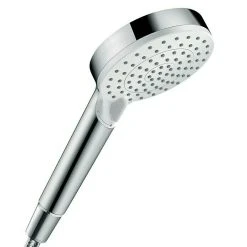 BAUHAUS Hansgrohe Crometta Handbrause Vario Anzahl Funktionen: 2, Durchmesser: 10 Cm, Weiß/Chrom