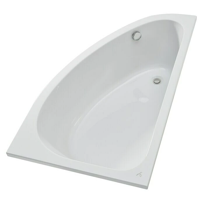 BAUHAUS Camargue Eckbadewanne Houston L X B: 160 X 95 Cm, Linksseitig, Sanitäracryl, Weiß – Bild 2