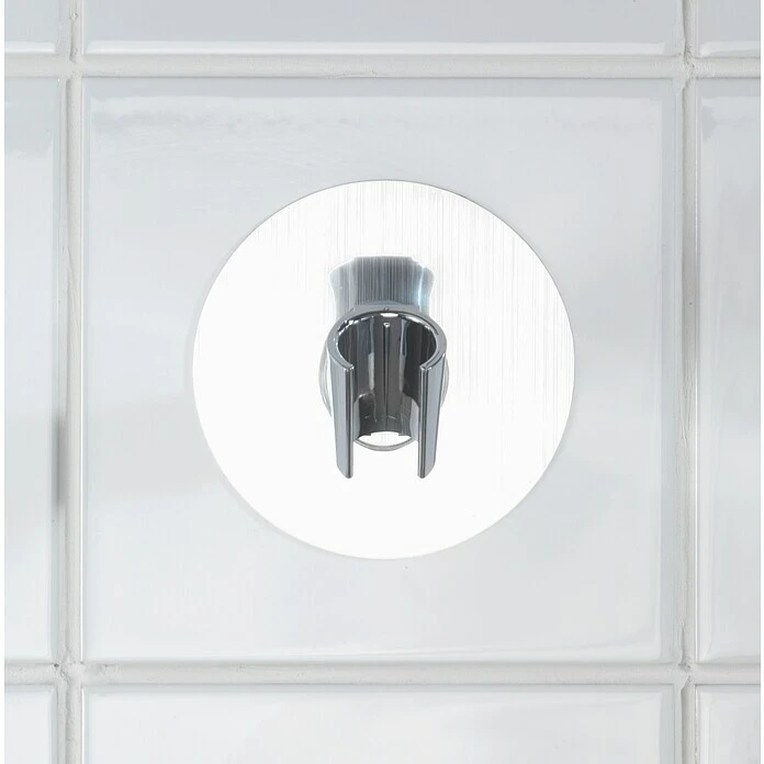 BAUHAUS Wenko Brausehalter Static-Loc® Osimo Kunststoff, Silber – Bild 3