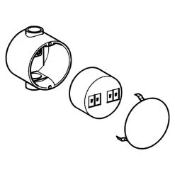 BAUHAUS Hansa Netzteil Passend Für: Hansa Infrarot-Armaturen, 240 V, Schwarz