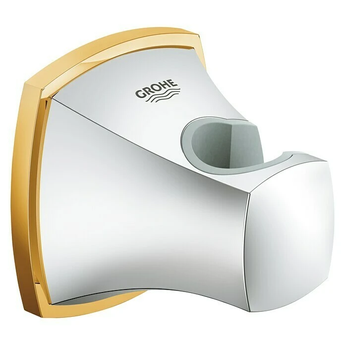 BAUHAUS Grohe Grandera Brausehalter Metall, Chrom/Gold