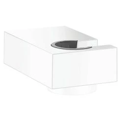 BAUHAUS Hansgrohe Brausehalter Porter E Metall, Weiß