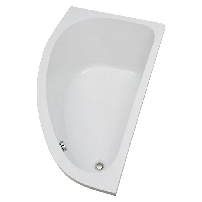 BAUHAUS Camargue Eckbadewanne Houston L X B: 160 X 95 Cm, Linksseitig, Sanitäracryl, Weiß – Bild 3