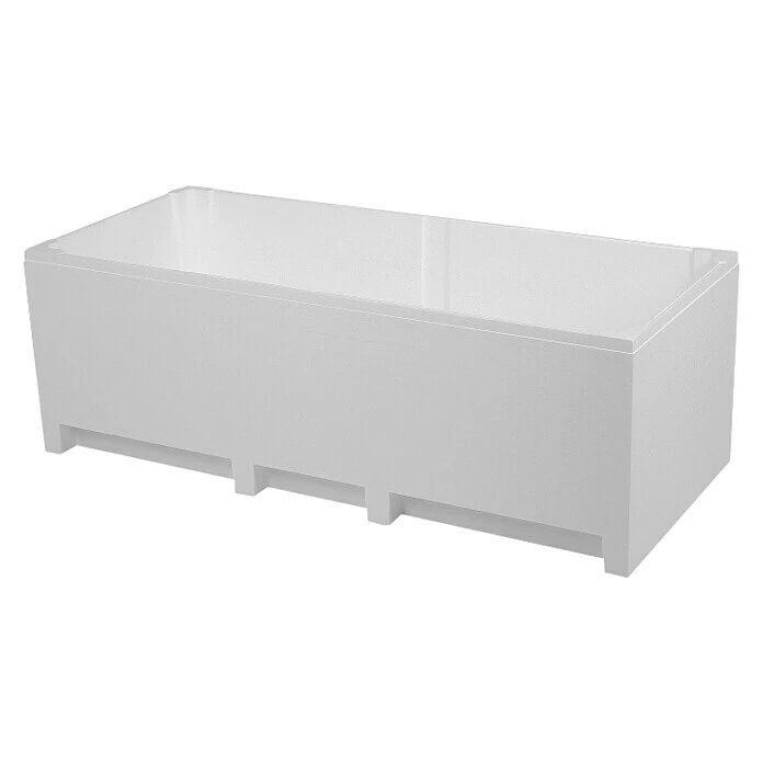 BAUHAUS Camargue Badewannenträger Atlanta 197 X 87 Cm, Expandiertes Polystyrol, Weiß