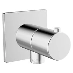 BAUHAUS Hansa Brauseanschluss ½″, Chrom, Eckig