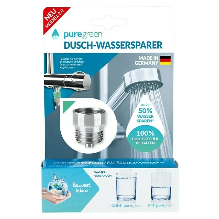 BAUHAUS Puregreen Wassersparverschraubung Geeignet Für: Brausearmaturen, Chrom