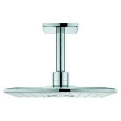 BAUHAUS Grohe Rainshower SmartActive Kopfbrausen-Set 310 Cube 31 X 31 Cm, 25 L/min Bei 3 Bar, Deckenmontage, Moonwhite/Chrom