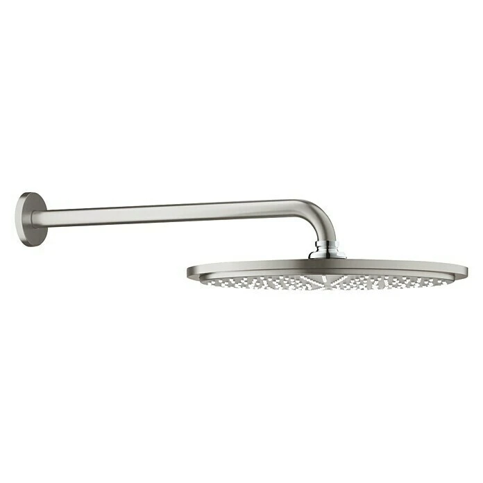 BAUHAUS Grohe Rainshower Cosmopolitan 310 Kopfbrausen-Set Durchmesser: 31 Cm, 9,5 L/min Bei 3 Bar, Wandmontage, Supersteel