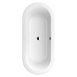 BAUHAUS Villeroy & Boch Loop+Friends Badewanne 180 X 80 Cm, Oval, Ovale Innenform, Sanitäracryl, Weiß