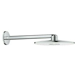 BAUHAUS Grohe Rainshower SmartActive Kopfbrausen-Set 310 Durchmesser: 31 Cm, 25 L/min Bei 3 Bar, Wandmontage, Moonwhite/Chrom