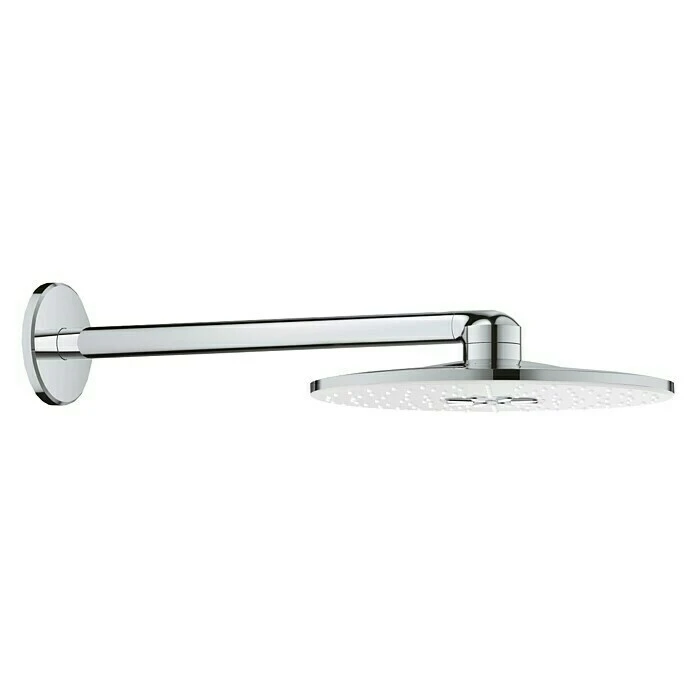 BAUHAUS Grohe Rainshower SmartActive Kopfbrausen-Set 310 Durchmesser: 31 Cm, 25 L/min Bei 3 Bar, Wandmontage, Moonwhite/Chrom