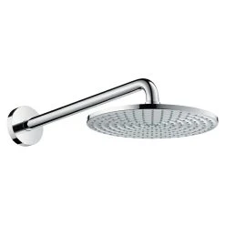 BAUHAUS Hansgrohe Kopfbrausen-Set Raindance S 240 Durchmesser: 24 Cm, 18 L/min Bei 3 Bar, Wandmontage, Chrom