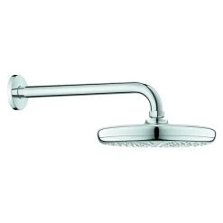 BAUHAUS Grohe Tempesta Kopfbrausen-Set 210 Durchmesser: 21 Cm, 20 L/min Bei 3 Bar, Wandmontage, Chrom