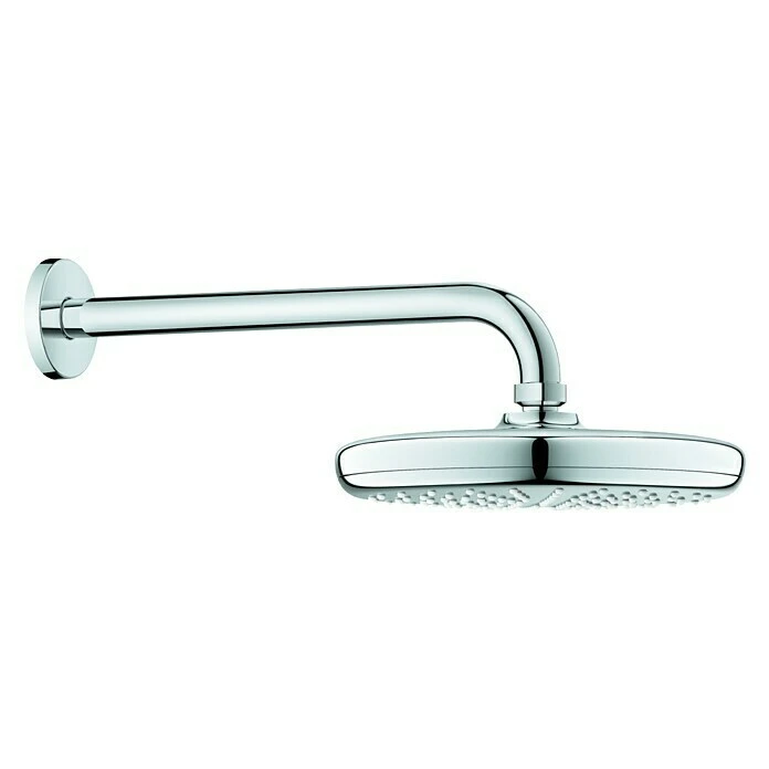BAUHAUS Grohe Tempesta Kopfbrausen-Set 210 Durchmesser: 21 Cm, 20 L/min Bei 3 Bar, Wandmontage, Chrom