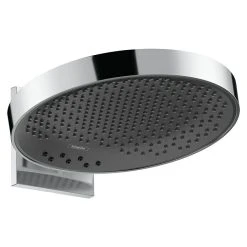 BAUHAUS Hansgrohe Rainfinity Kopfbrausen-Set 360 Durchmesser: 36 Cm, 28,1 L/min Bei 3 Bar, Wandmontage, Chrom/Graphit