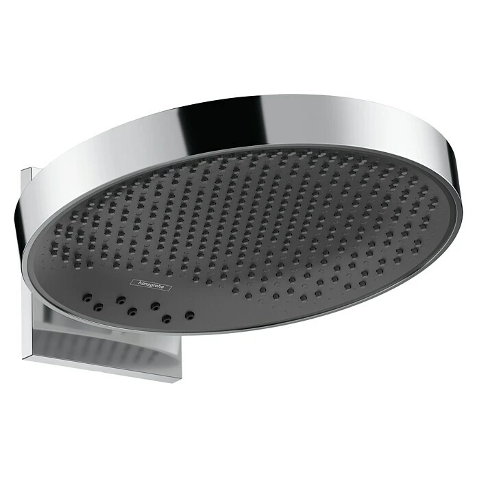 BAUHAUS Hansgrohe Rainfinity Kopfbrausen-Set 360 Durchmesser: 36 Cm, 28,1 L/min Bei 3 Bar, Wandmontage, Chrom/Graphit
