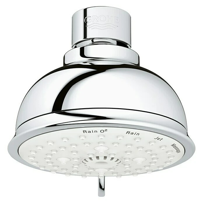 BAUHAUS Grohe Tempesta Rustic Kopfbrause 100 Durchmesser: 10 Cm, 9,5 L/min Bei 3 Bar, Chrom
