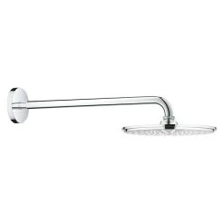 BAUHAUS Grohe Rainshower Cosmopolitan 210 Kopfbrausen-Set Durchmesser: 21 Cm, Ausladung: 42,2 Cm, 24 L/min Bei 3 Bar, Chrom