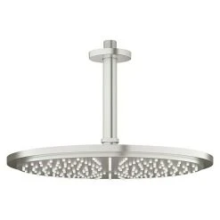 BAUHAUS Grohe Rainshower Cosmopolitan 310 Kopfbrausen-Set Durchmesser: 31 Cm, 9,5 L/min Bei 3 Bar, Deckenmontage, Hard Graphite