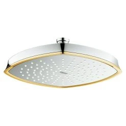 BAUHAUS Grohe Kopfbrause Grandera 210 22,1 X 22,1 Cm, 18 L/min Bei 3 Bar, Chrom/Gold