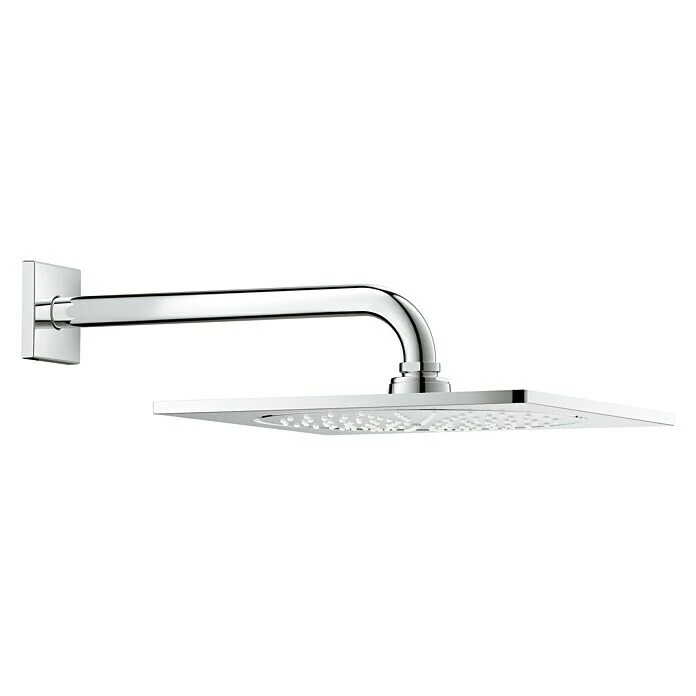 BAUHAUS Grohe Rainshower F-Series 10 Kopfbrausen-Set 25,4 X 25,4 Cm, 9,5 L/min Bei 3 Bar, Wandmontage, Chrom
