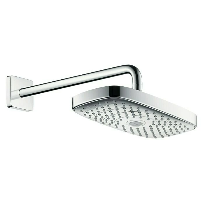 BAUHAUS Hansgrohe Kopfbrausen-Set Raindance Select E 300 16 X 30 Cm, 15 L/min Bei 3 Bar, Wandmontage, Chrom