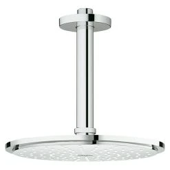 BAUHAUS Grohe Rainshower Cosmopolitan 210 Kopfbrausen-Set Durchmesser: 21 Cm, 9,5 L/min Bei 3 Bar, Deckenmontage, Chrom