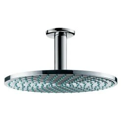 BAUHAUS Hansgrohe Kopfbrausen-Set Raindance S 240 Durchmesser: 24 Cm, 18 L/min Bei 3 Bar, Deckenmontage, Chrom