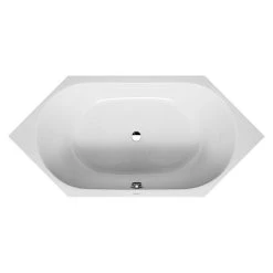 BAUHAUS Duravit D-Code Badewanne 190 X 90 Cm, Sechseck, Sanitäracryl, Weiß