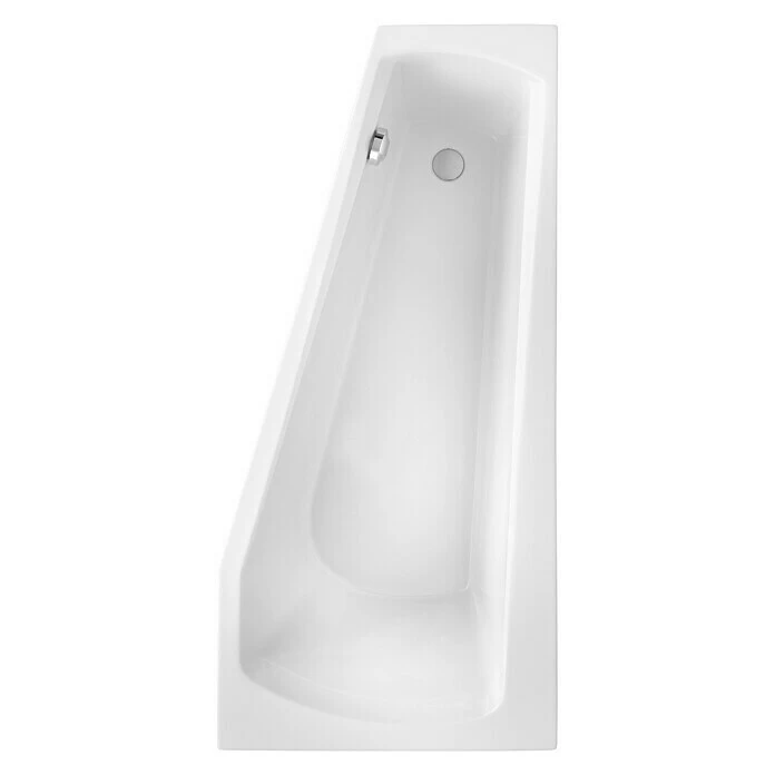 BAUHAUS Ottofond Badewanne Bari Mod. A Rechtsseitig, 160 X 75 Cm, Sanitäracryl, Weiß – Bild 2