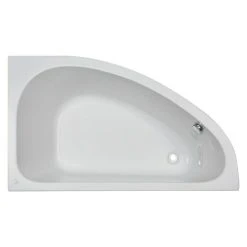 BAUHAUS Camargue Eckbadewanne Houston L X B: 160 X 95 Cm, Rechtsseitig, Sanitäracryl, Weiß