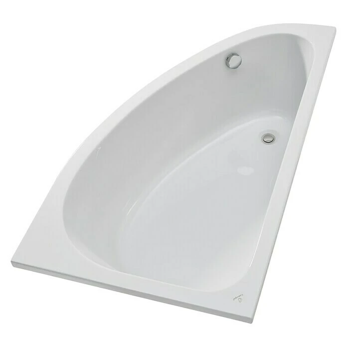 BAUHAUS Camargue Eckbadewanne Houston L X B: 160 X 95 Cm, Rechtsseitig, Sanitäracryl, Weiß – Bild 2
