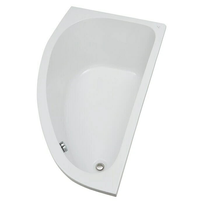 BAUHAUS Camargue Eckbadewanne Houston L X B: 160 X 95 Cm, Rechtsseitig, Sanitäracryl, Weiß – Bild 3