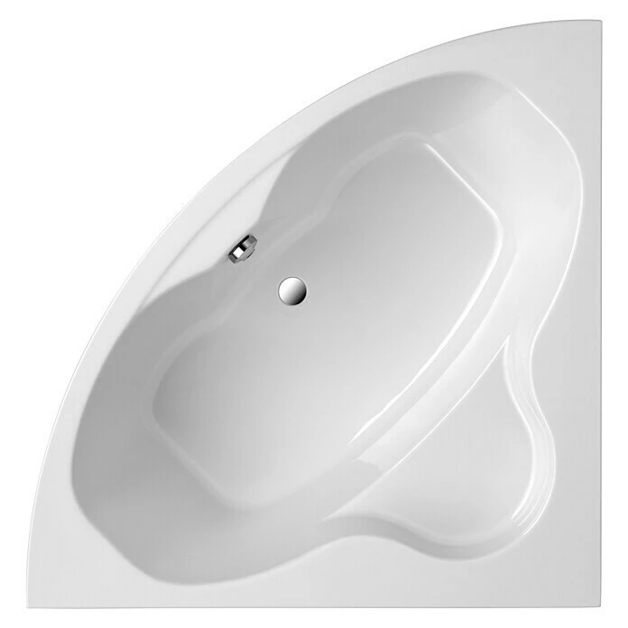 BAUHAUS Ottofond Eckbadewanne Odessa 147,5 X 147,5 Cm, Sanitäracryl, Weiß – Bild 2