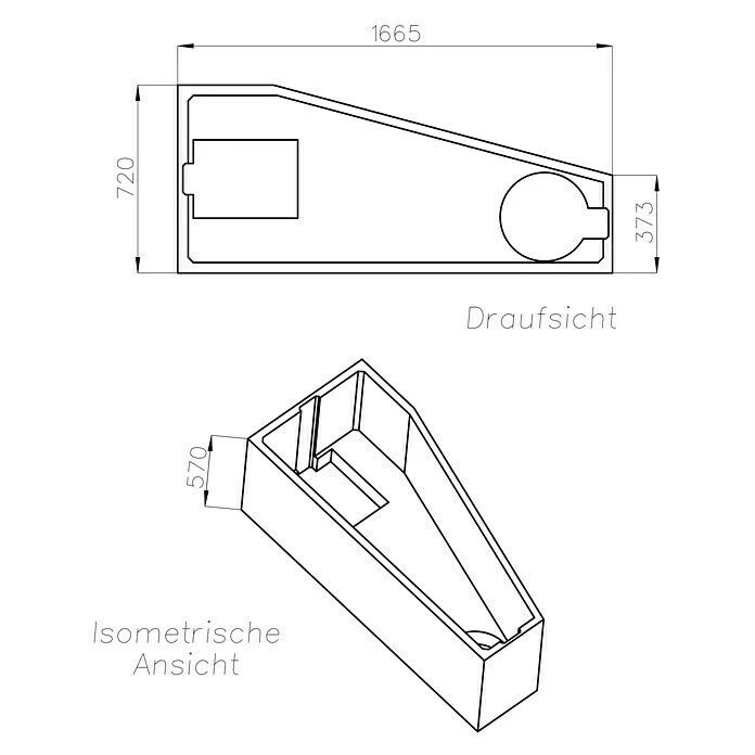 BAUHAUS Ottofond Badewannenträger Durban A Passend Für: Badewanne Durban A 170 X 75 Cm – Bild 2